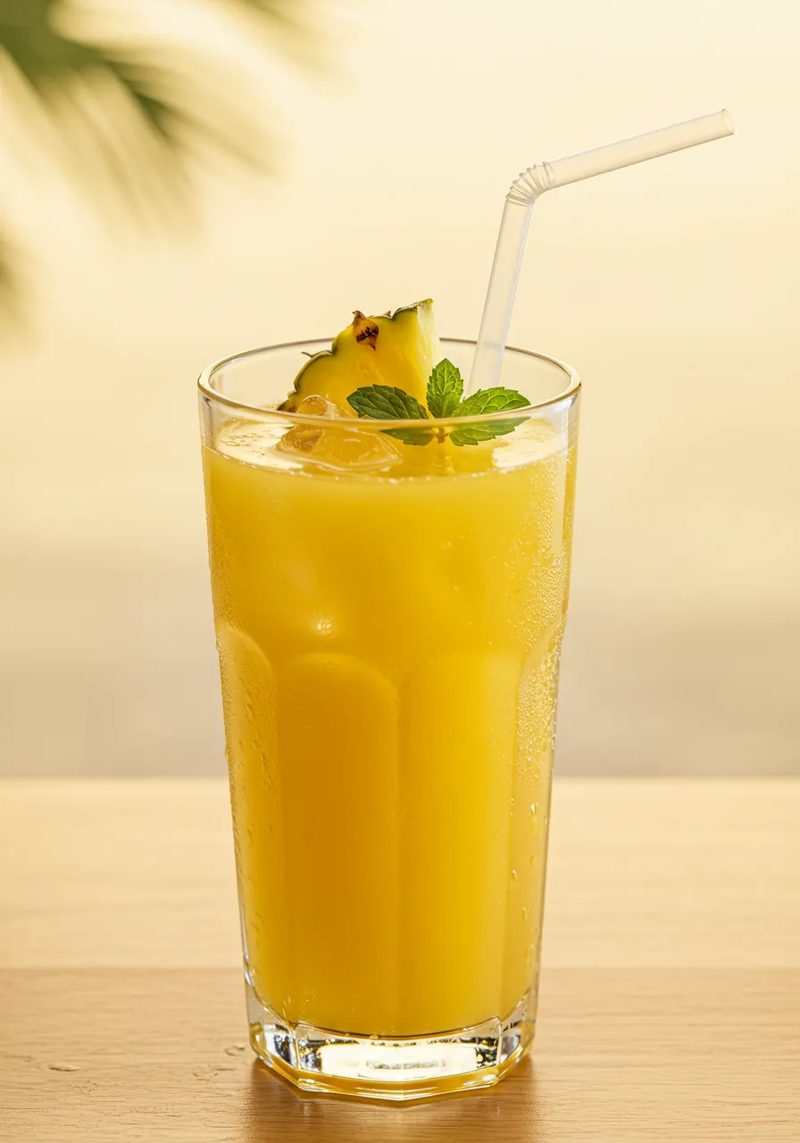 Tropical Pineapple Mocktail - tertiary view